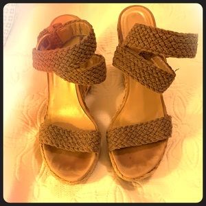 Stuart Weitzman espadrille wedge